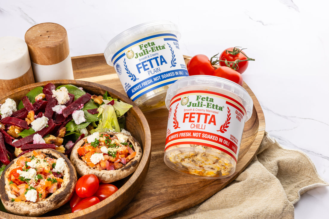 Stuffed Mushrooms with Fetta