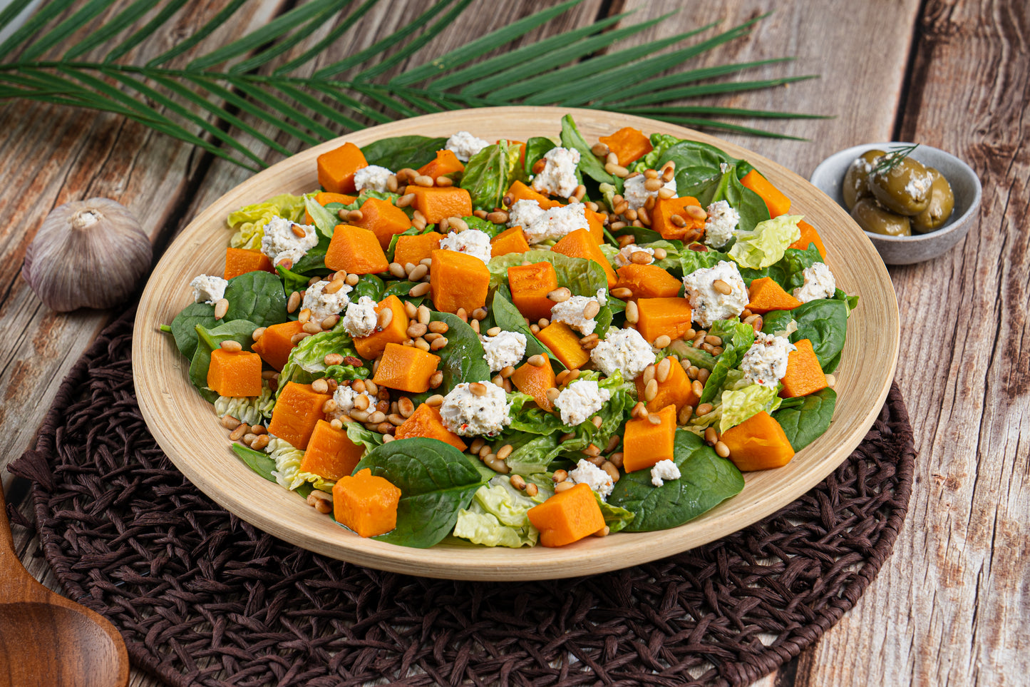 Fetta, Pumpkin & Pine Nut Salad