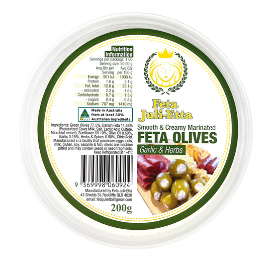 Garlic & Herb Olives