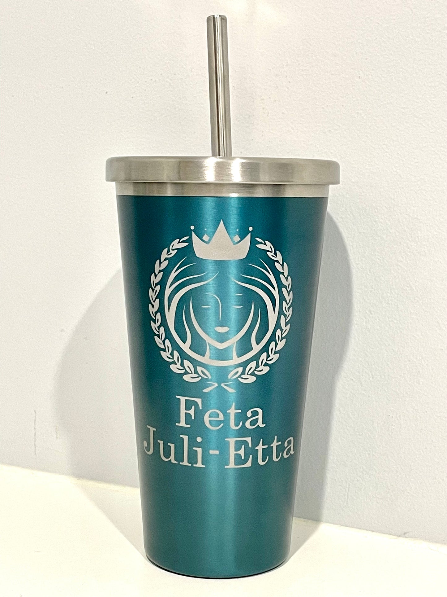 Feta Juli-Etta Coffee Tumbler