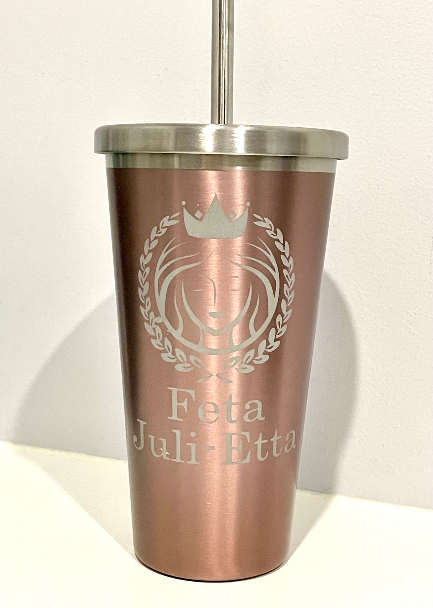 Feta Juli-Etta Coffee Tumbler