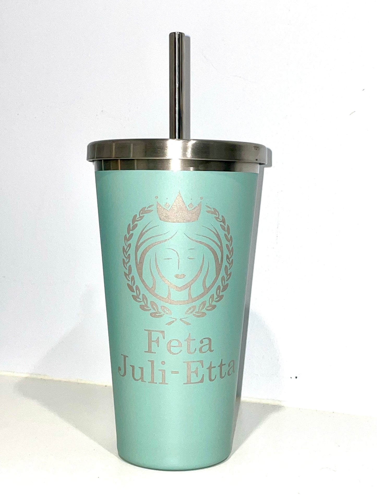 Feta Juli-Etta Coffee Tumbler